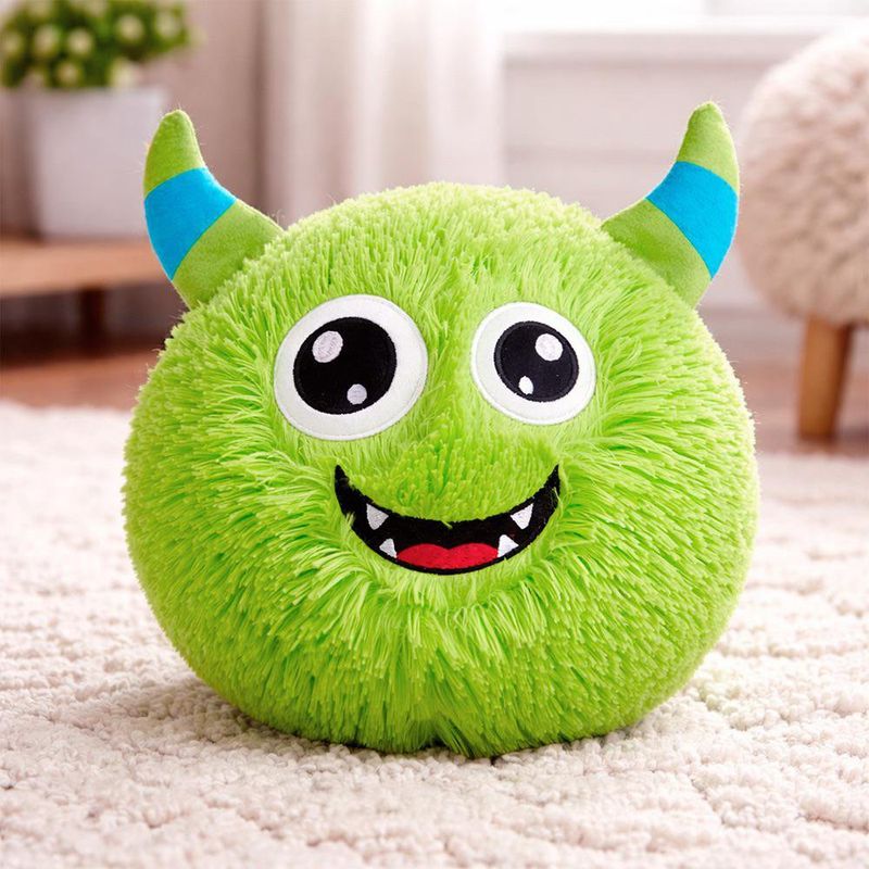 Pelota Fluffy Monstruo Verde de 23 Cm