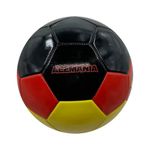 Pelota de Futbol No.5 Alemania Color Negro con Rojo y Amarillo