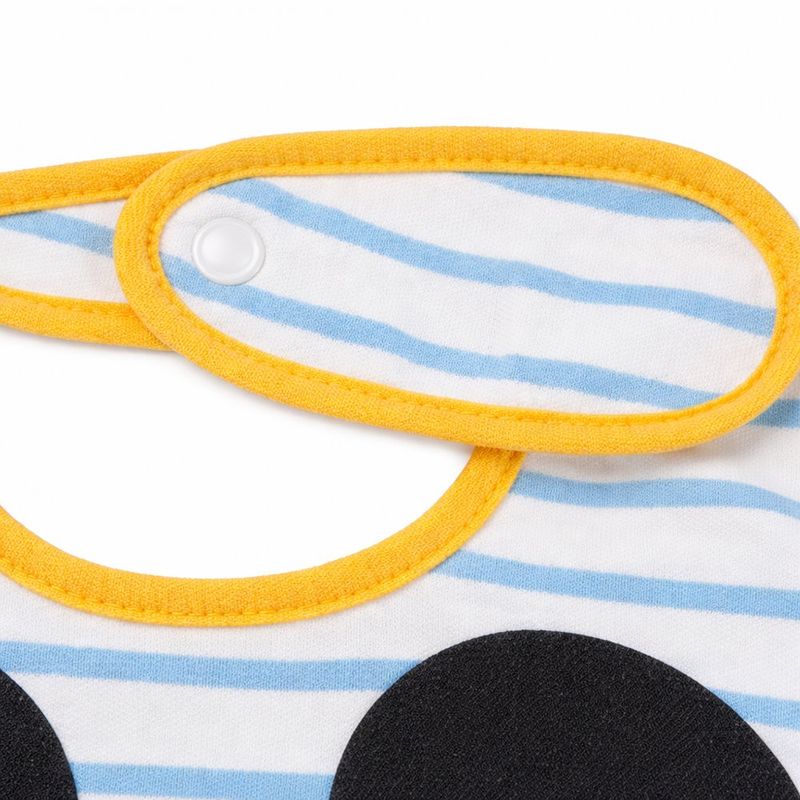 Babero con Bolsillo Diseño Mickey Mouse Rojo y Amarillo