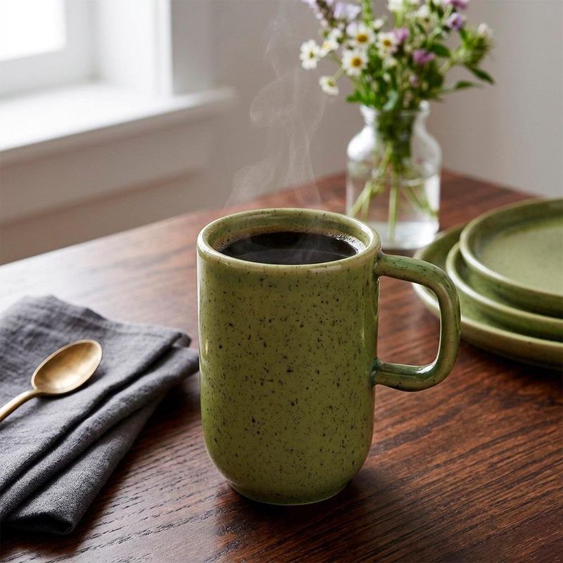 Taza Diseño Uno Color Verde de 13.7 Oz