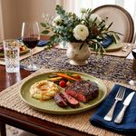 Plato para Cena Uno Verde de 11 Plg