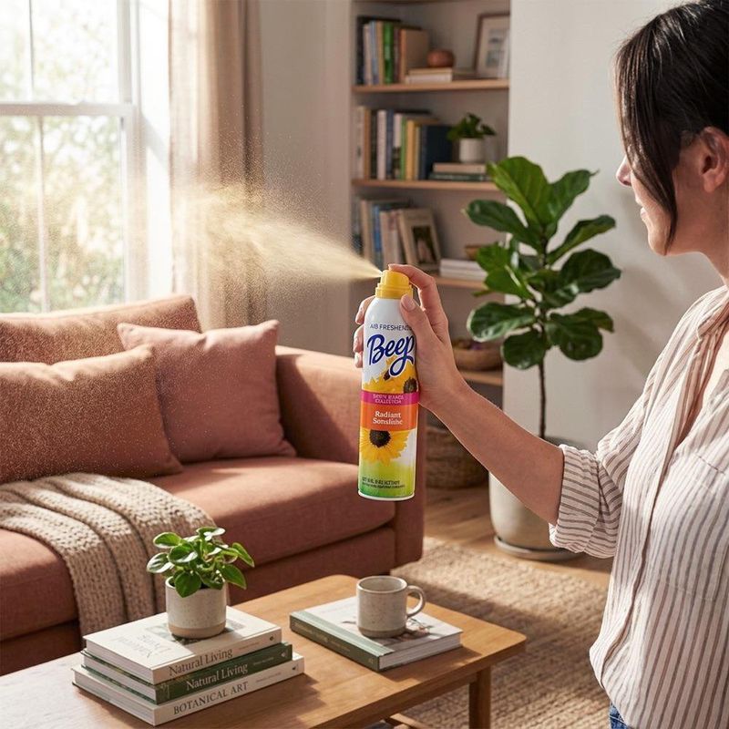 Aromatizante en Aerosol Beep Aroma Sol Radiante Energizante de 237 ml