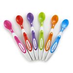 Set de Cucharas con Punta Suave Multicolor 6 Piezas