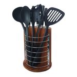 Block de 11 Cuchillos y Utensilios de Cocina