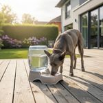 Dispensador de Agua para Mascota Gris hasta 3 Galones