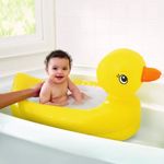 Bañera Inflable Munchkin con Forma de Pato Color Amarillo