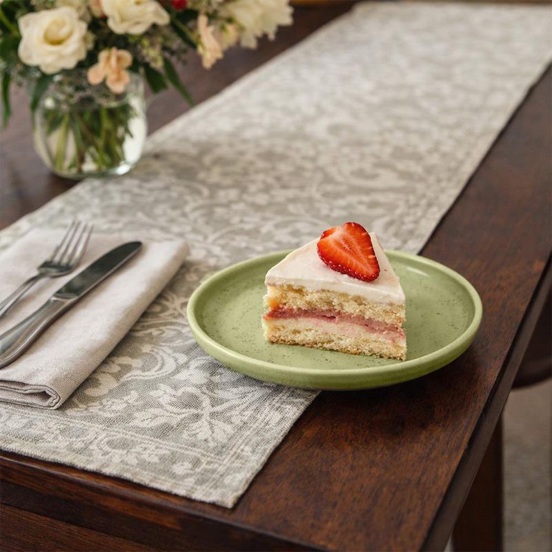 Plato para Pan Uno Verde de 6.9 Plg