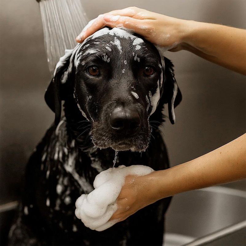 Shampoo y Acondicionador para Perro Pelo Oscuro 1 Gal