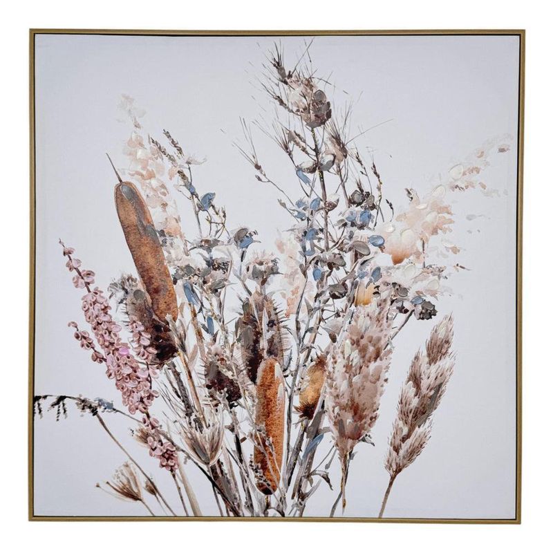 Cuadro Decorativo de Flores de Algodón