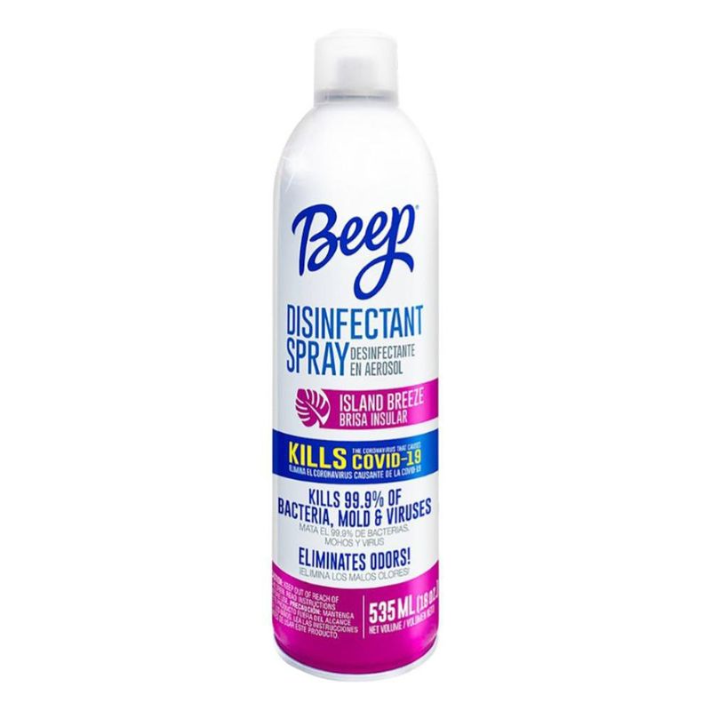 Desinfectante en Aerosol Beep Aroma Brisa Insular de 535 ml