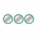 Set de 3 Espejos Circulares Decorativos para Pared Color Aqua