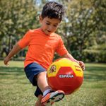 Pelota de Futbol No.5 España Color Rojo con Amarillo