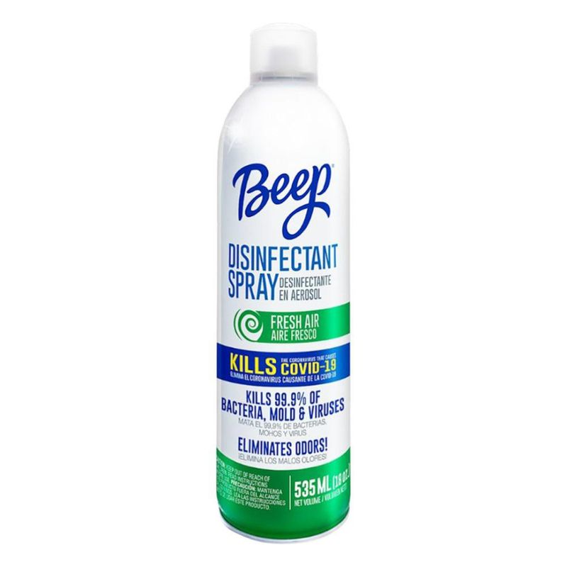 Desinfectante en Aerosol Beep Aroma Aire Fresco Original de 535 ml