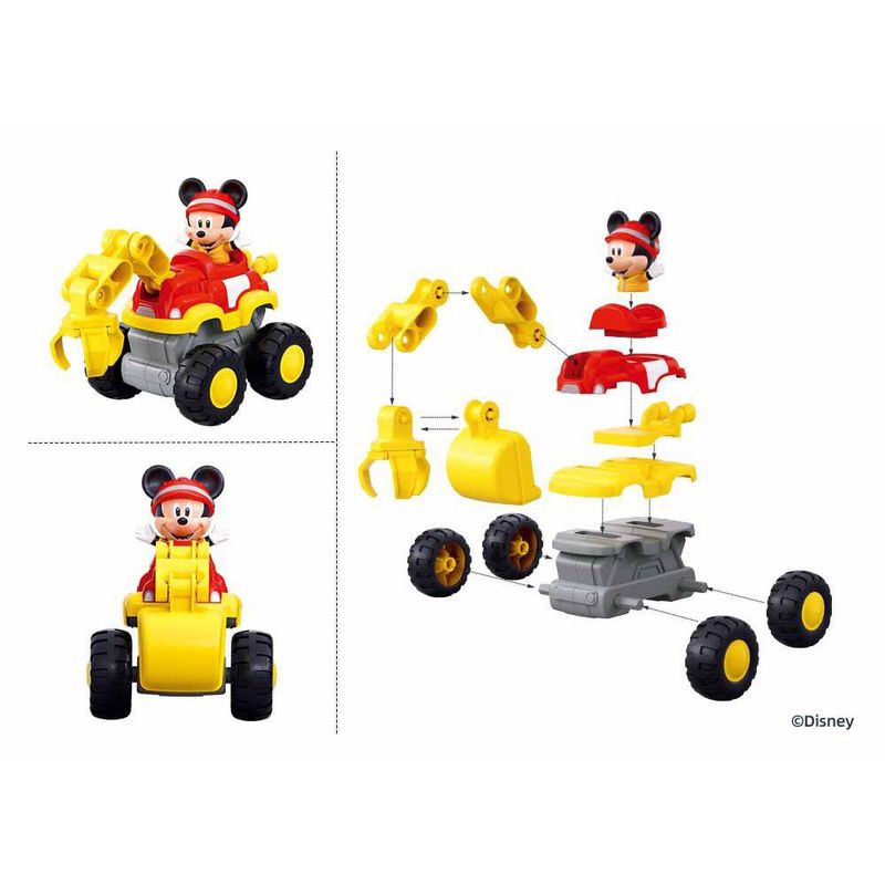 Vehículo de Fricción Mickey Mouse 28 Pzas Diseños Surtidos