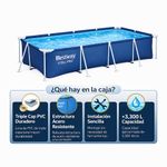 Piscina Steel Pro de 4x2.11x0.81 Metros