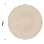 Plato de Cena Redondo Jaspe de 10.6 plg Color Blanco