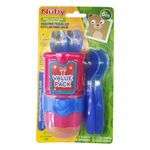 Set de Cubiertos Infantiles Nuby con Estuche Protector – Colores Surtidos