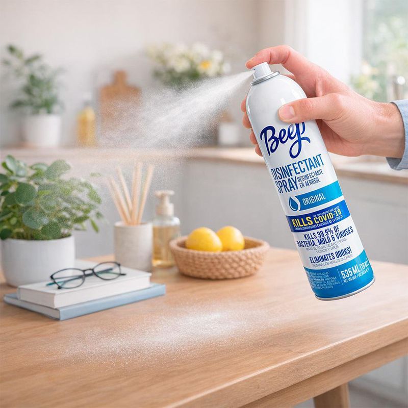 Desinfectante en Aerosol Beep Original Eliminador de Olores de 535 ml