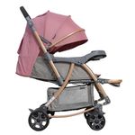 Carruaje, Cuna y Mecedor Genova Color Rose Gold