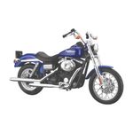 Motocicleta HD Custom a Escala 1:18 Plg Diseños Surtidos