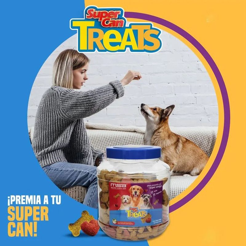 Galletas para Perro Todas las Etapas y Razas con Pollo Vegetales y Manzanilla 900 Grs