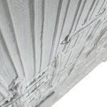Cuadro Abstracto Blanco Texturizado
