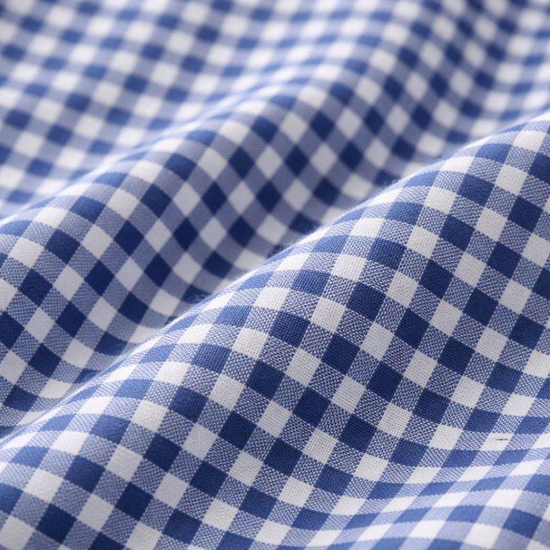 Cobertor para Lactancia Diseño de Cuadros Azules y Blancos