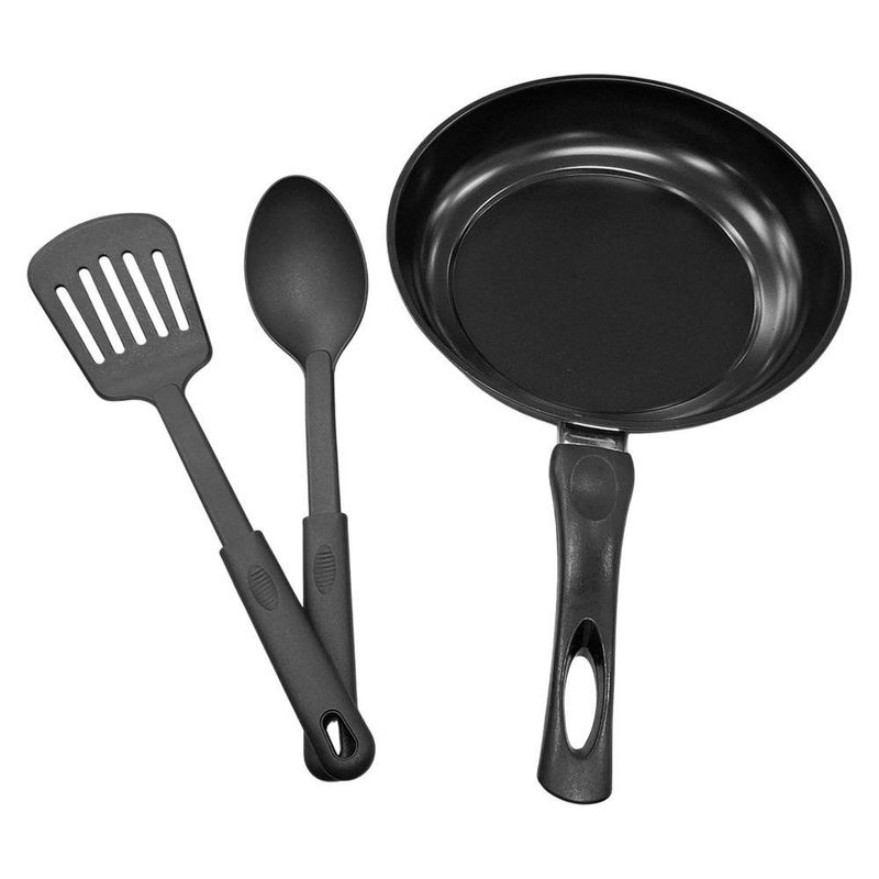 Set de Vajilla y Accesorios Color Blanco/Negro 20 Pzas