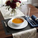 Set de Vajilla y Accesorios Color Blanco/Negro 20 Pzas