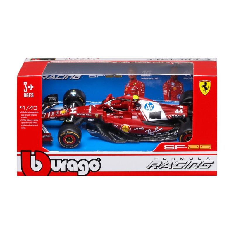 Auto de Formula 1 a Escala 1:43 Bburago Presentación Surtida