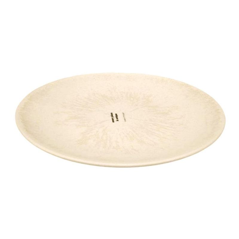 Plato de Ensalada Redondo Jaspe de 8.3 plg Color Blanco