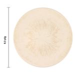 Plato de Ensalada Redondo Jaspe de 8.3 plg Color Blanco