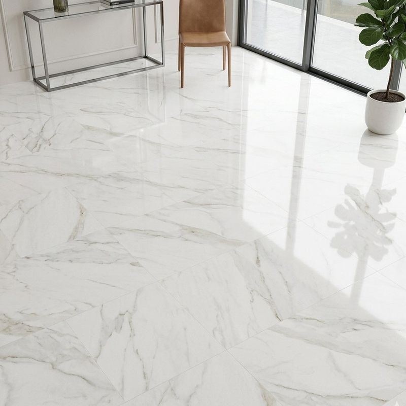 Piso Cerámico Milano Pulido Blanco de 62 x 120 cm en Caja de 2.98 m²