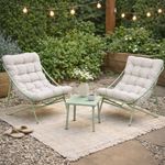 Set de Sillas y Mesa de 3 Piezas Kush Color Verde