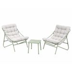 Set de Sillas y Mesa de 3 Piezas Kush Color Verde