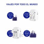 Adaptador Universal con 3 Puertos USB