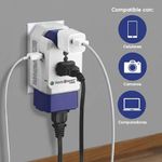 Adaptador Universal con 3 Puertos USB