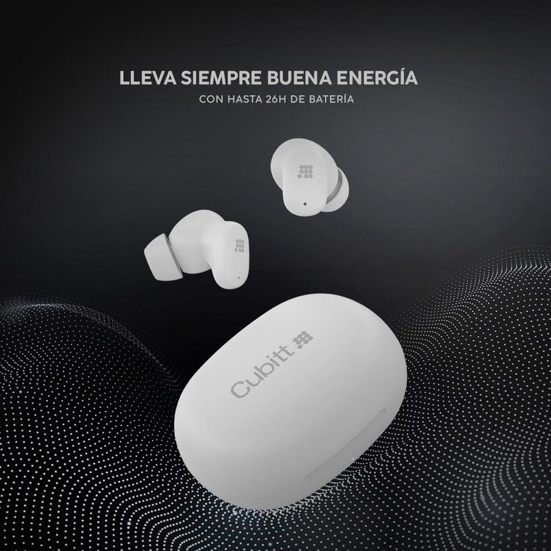 Audífonos Inalámbricos TWS Power Buds Color Blanco