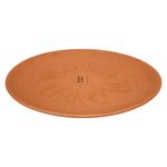 Plato de Ensalada Redondo Jaspe de 8.3 plg Color Terracota