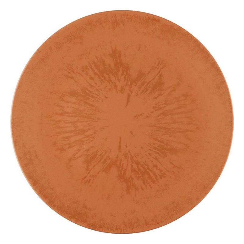 Plato de Ensalada Redondo Jaspe de 8.3 plg Color Terracota