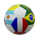 Pelota de Futbol No.5 Banderas del Mundo Multicolor