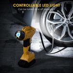 Inflador de Neumáticos Inalámbrico Portátil Pretul de 20 V 160 PSI