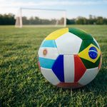 Pelota de Futbol No.5 Banderas del Mundo Multicolor