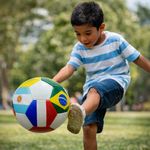 Pelota de Futbol No.5 Banderas del Mundo Multicolor