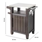 Mueble Barbacoa para Exterior Color Café 76.4 x 51.7 x 89.6 Cm