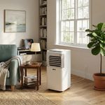 Aire Acondicionado Portátil Rosthal de 10000 BTU 120 V y 1000 W Color Blanco