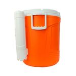 Hielera Termo Dispensador NYC Gorila Color Naranja de 10 Gal