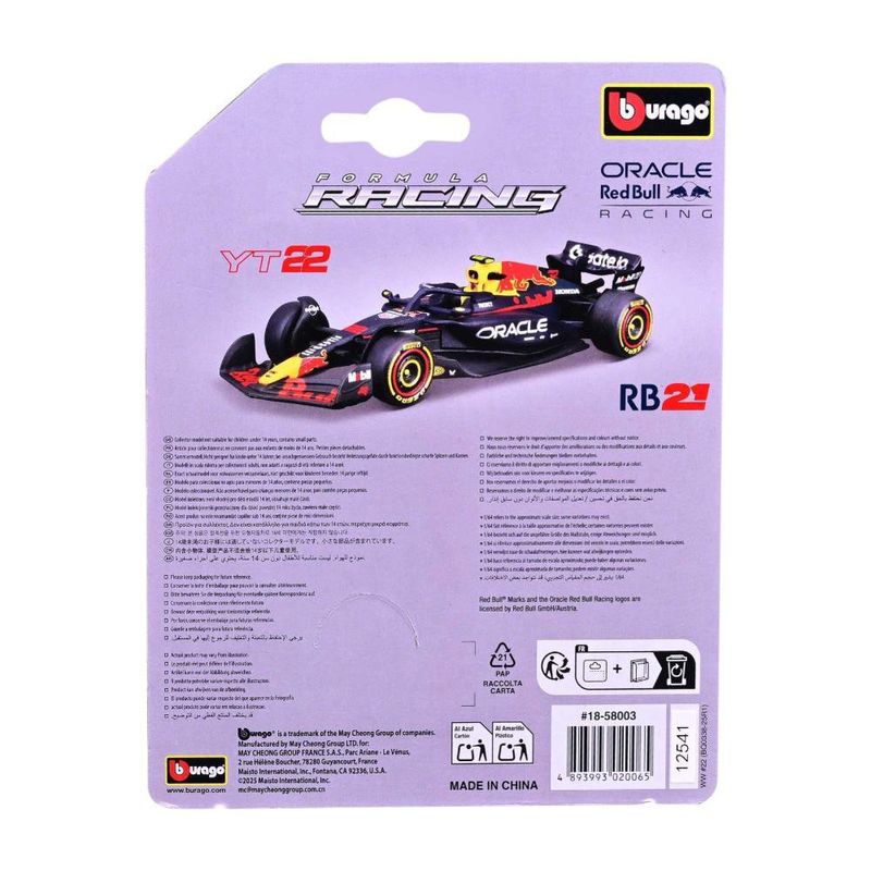 Carro Formula 1 a Escala 1:64 Plg Diseños Surtidos
