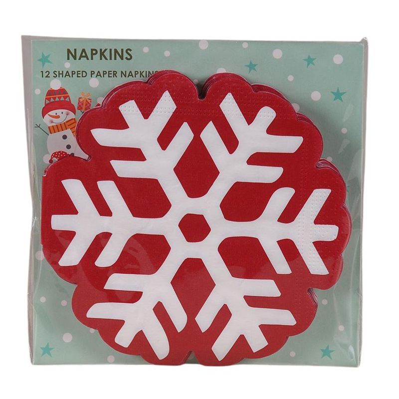 Set 12 Servilletas de Papel Navideñas de 33 x 33 cm Diseño Surtido