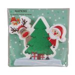 Set 12 Servilletas de Papel Navideñas de 33 x 33 cm Diseño Surtido